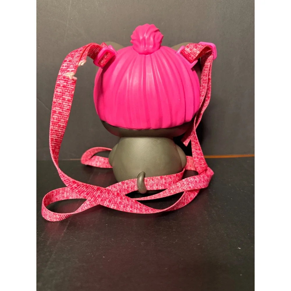 LOL Surprise Biggie Pet Neon Kitty Piggy Bank Backpack Grey Pink 2018 MGA